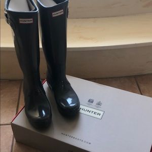 Hunter original tall gloss boots